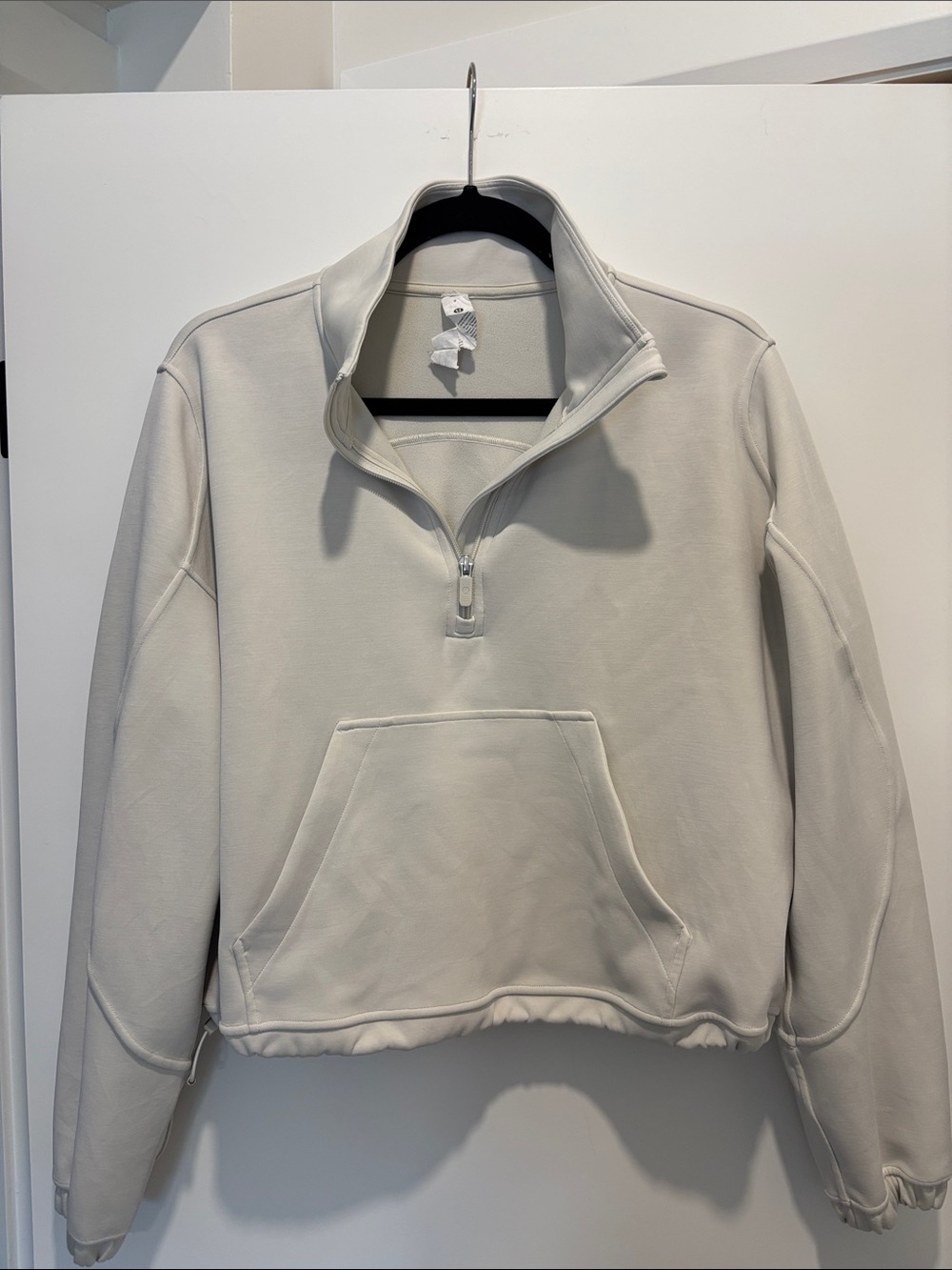 lululemon athletica Cream Quarter-Zip Pullover